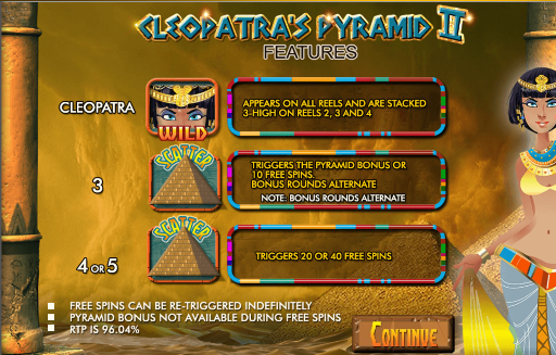 Cleopatra's Pyramid | Cleopatra's Pyramid Slot Games